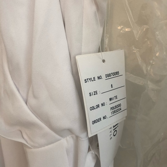 White Bridal Jumpsuit- David’s Bridal - Picture 4 of 5